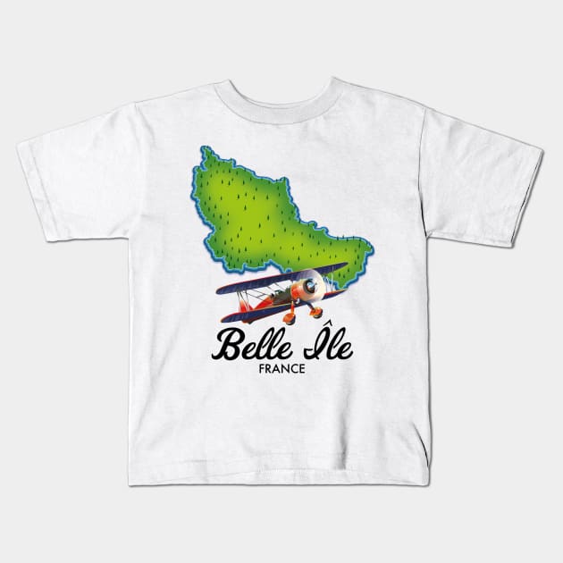 Belle Île Kids T-Shirt by nickemporium1